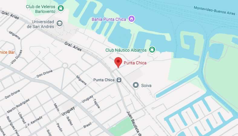 Mapa de calles de Punta Chica - Partido San Fernando