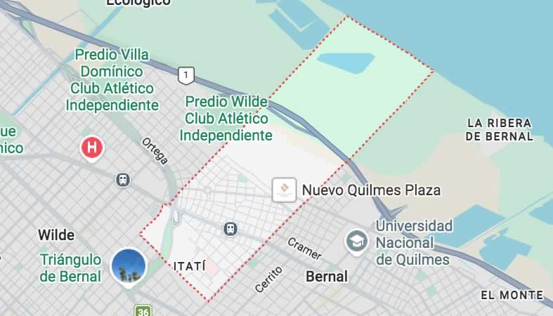 Mapa de calles de Don Bosco - Partido Quilmes
