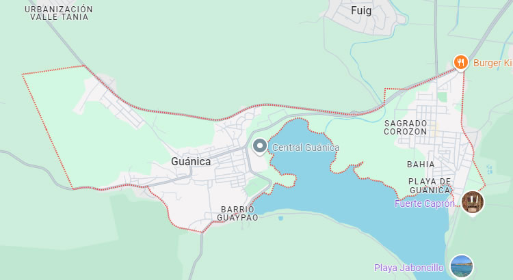 Mapa del municipio Guánica