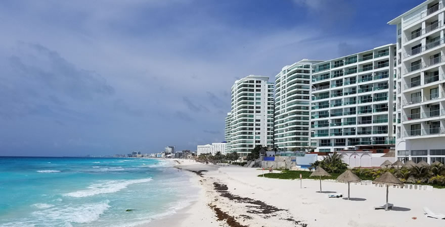 Playa en Cancún